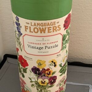 The language of flowers 1000 piece puzzle by Cavallini and co.